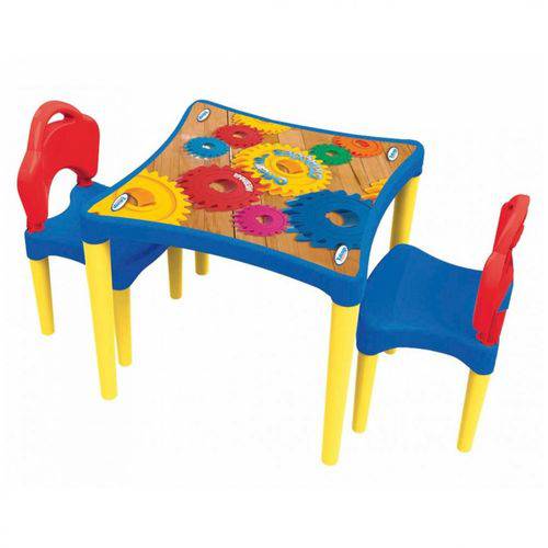 Mesa Infantil Oficina de Criações Xalingo Brinquedos Azul