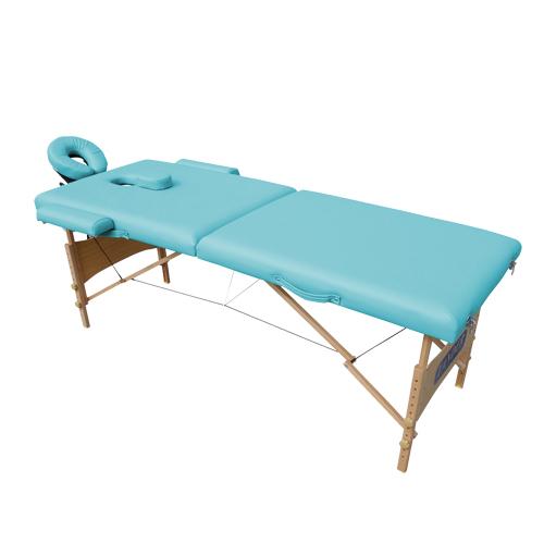 Mesa Maca de Massagem Estética Dobrável Portátil com Orifício Azul - Tander