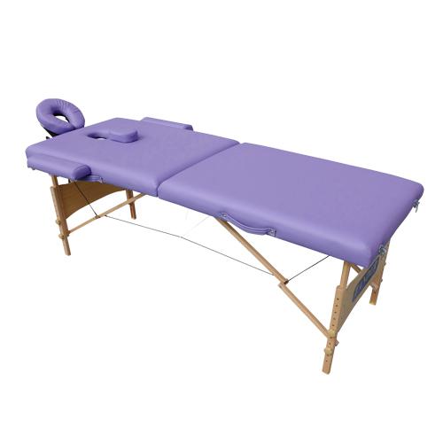 Mesa Maca de Massagem Estética Dobrável Portátil com Orifício Roxo - Tander