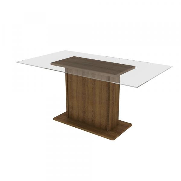 Mesa Madesa com Tampo de Vidro 5251A