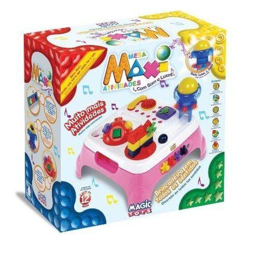 Mesa Maxi Atividades Azul com Som e Luzes Magic Toys