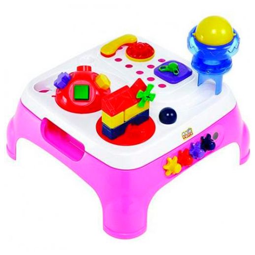 Mesa Maxi com Som Rosa - Magic Toys