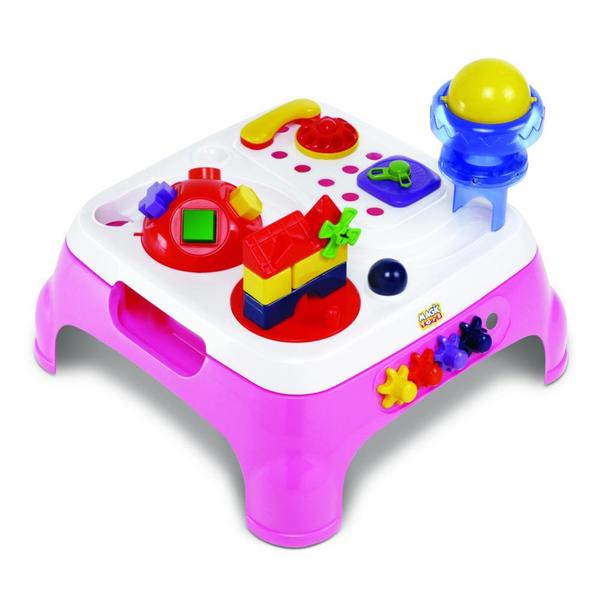 Mesa Maxi com Som Rosa - Magic Toys