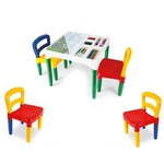 Mesa Mesinha Infantil Didática Com 4 Cadeiras - Poliplac Sortido