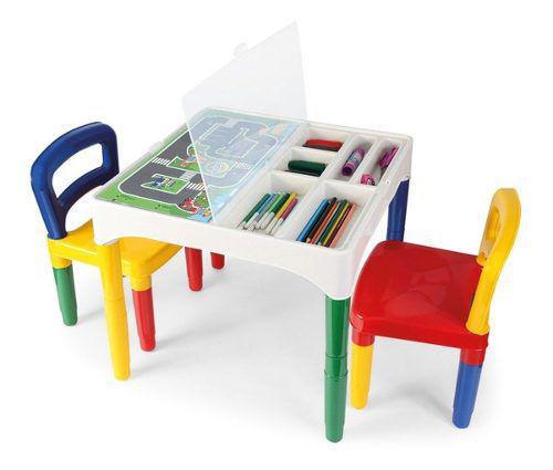 Mesa Mesinha Infantil Didática com Cadeiras - Poliplac
