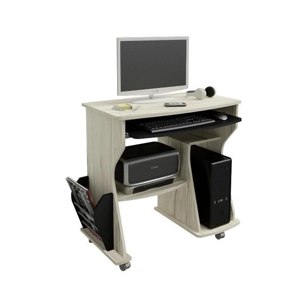 Mesa para Computador 160 - Capuccino/Preto - Artely