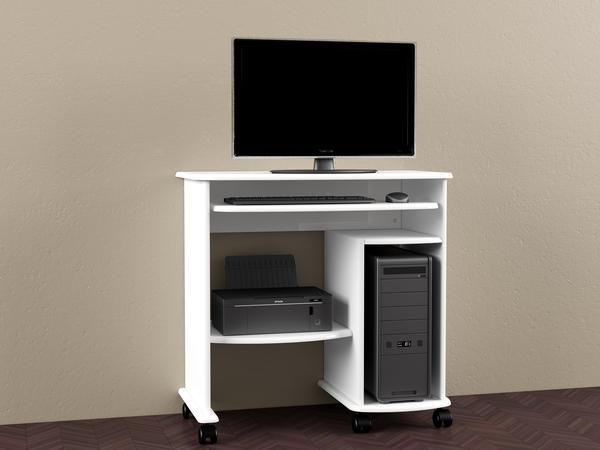 Mesa para Computador Branco Brilho - Dalla Costa