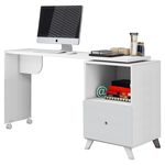 Mesa para Computador Carinhoso Branco Albatroz