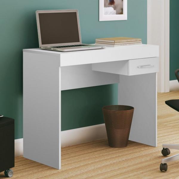 Mesa para Computador com 1 Gaveta Cooler Branco - Artely