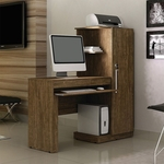 Mesa para Computador com Armário 1 Porta 1 Gaveta Office Ipê - Valdemóveis