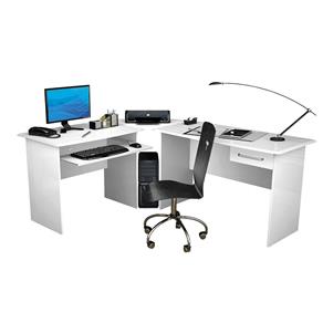 Mesa para Computador Completa para Trabalho - BRANCO