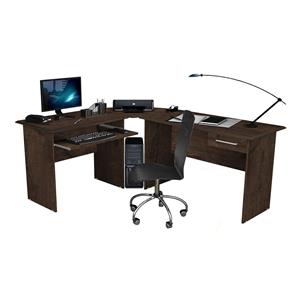 Mesa para Computador Completa para Trabalho - MARROM