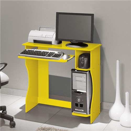 Mesa para Computador Edn Livia Amarelo
