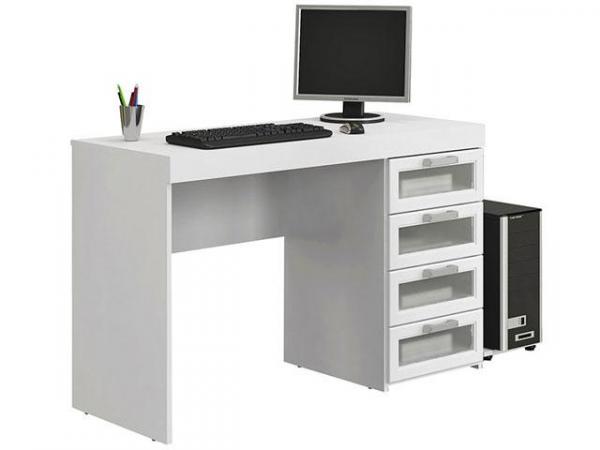 Mesa para Computador/Escrivaninha Malta - 4 Gavetas - Politorno