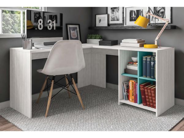 Tudo sobre 'Mesa para Computador/Escrivaninha - Office Boss 2 Prateleiras - Caemmun'