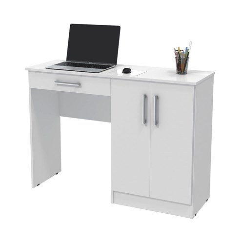 Mesa para Computador Escrivaninha Patrimar Space Branco