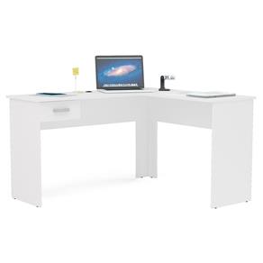 Mesa para Computador Fênix 1 Gaveta Politorno Branco - BRANCO