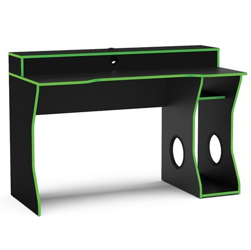 Mesa para Computador Gamer Fremont-politorno Preto / Verde