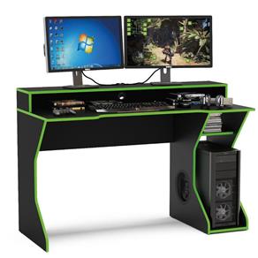 Mesa para Computador Gamer Politorno Fremont MDP 130cm - Verde