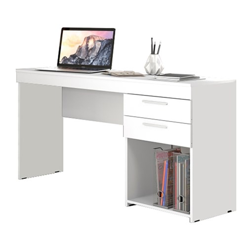 Mesa para Computador Notável Office 2 Gavetas Branco New