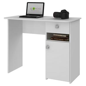 Mesa para Computador ou Escritório Art In Móveis Colegial com 1 Porta e 1 Gaveta - Branco