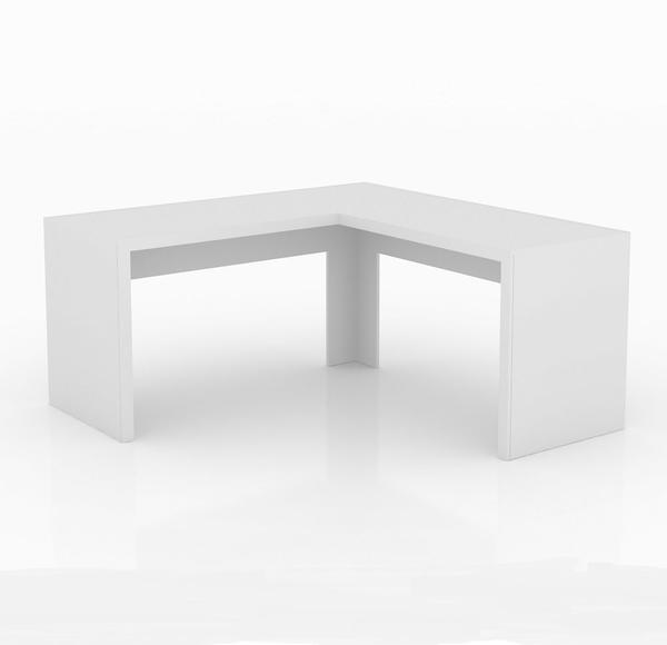 Mesa para Escritório Angular ME4116 Tecno Mobili Branco