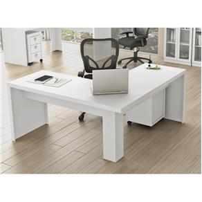 Mesa para Escritório Angular Tecno Mobili ME4116 - Branco