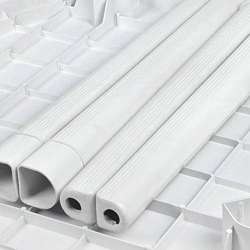Mesa Plástica Quadrada Desmontável Branca - Arqplast