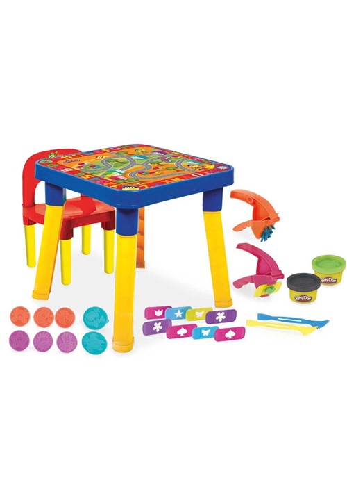 Mesinha e Cadeira Infantil Playdoh