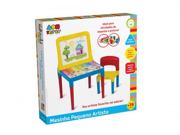 Mesinha Pequeno Artista com Cadeira e Quadro 9052 - Bell Toy - Bell-toy