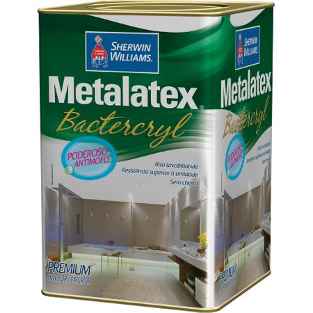 Metalatex Bactercryl Semi-Brilho 18 Litros Branco