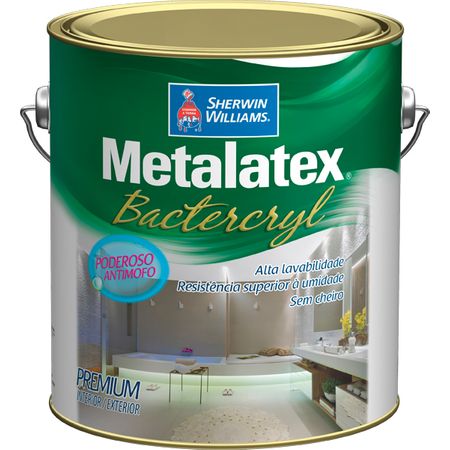Metalatex Bactercryl Semi-Brilho 3,6 Litros Branco