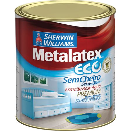 Metalatex Esmalte Eco Brilho 0,9 Litro Branco