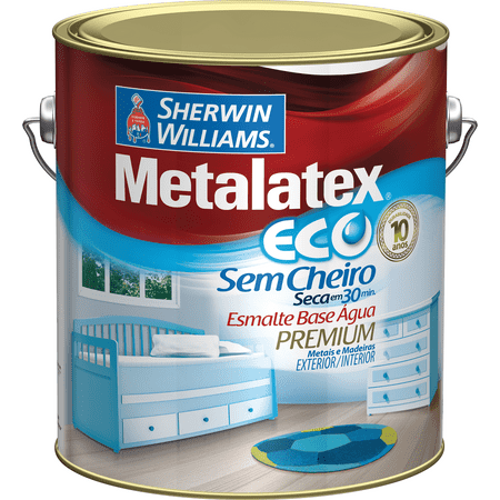 Metalatex Esmalte Eco Acetinado 3,6 Litros Branco