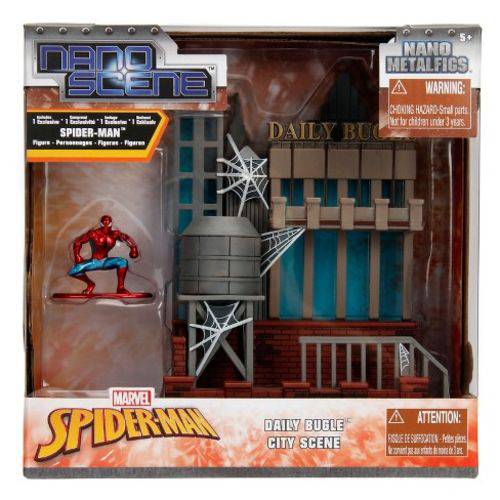 Metalfigs Nano Spider-Man City - Homem Aranha Metal Die Cast