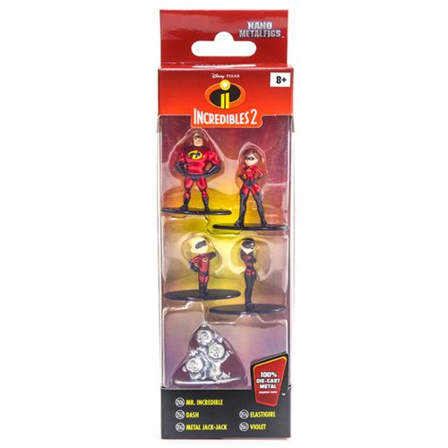 Tudo sobre 'Metals Die Cast - Nano Metalfigs - os Incríveis 5 Pack'