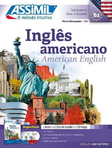 Método Intuitivo Assimil Inglês Americano - Superpack Livro + CD + MP3
