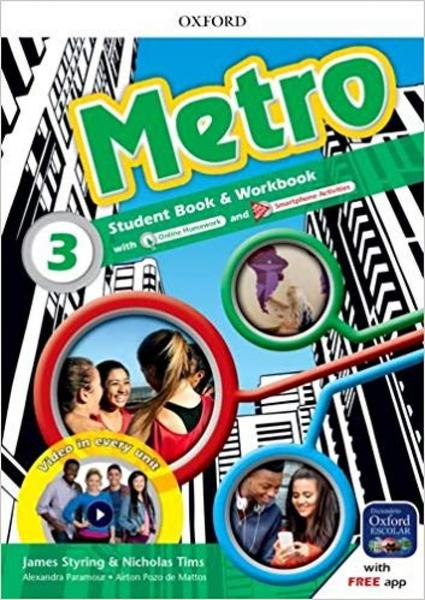 Metro 3 Student Book e Workbook - Ed Oxford