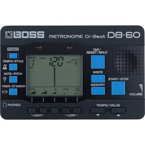 Tudo sobre 'Metrônomo Digital Boss Db60 Dr. Beat'
