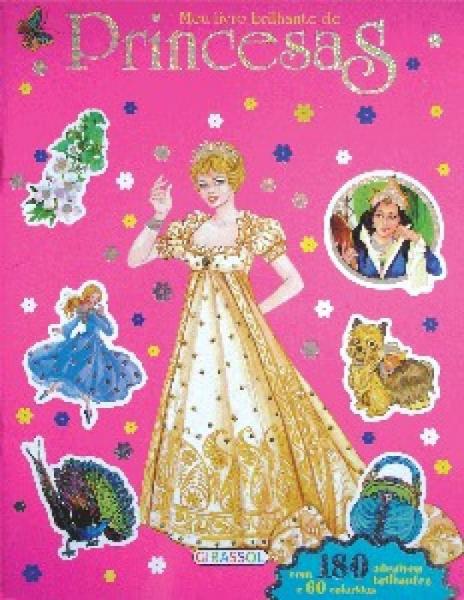 Meu Livro Brilhante de Princesas - Rosa - Girassol