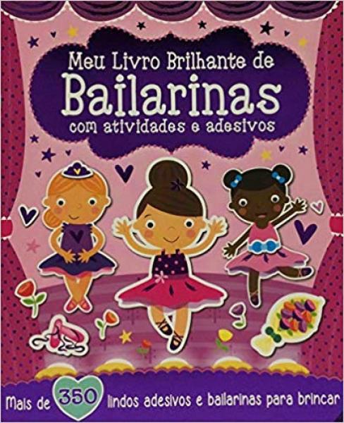 Meu Livro de Bailarinas com Atividades e Adesivos - Girassol