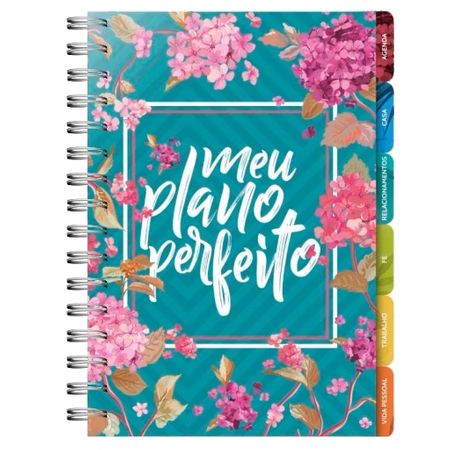 Meu Plano Perfeito - Planner Anual Capa Flores