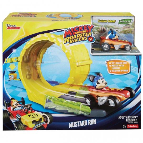 Mickey And The Roadster Racers Pista de Mostarda Dtt63 - Fisher Price