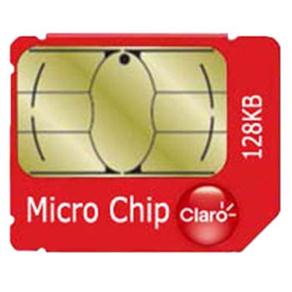 Micro Chip Claro Pré-Pago - Escolha Seu DDD no Momento da Ativação