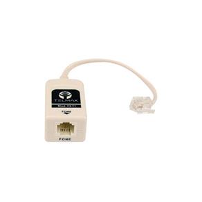 Micro Filtro ADSL - para Linha Telefônica Telmax F2T1 - Homologado Anatel