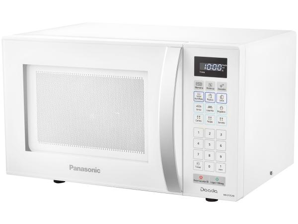 Micro-ondas 21L Panasonic Dia-a-dia - NN-ST25JW Branco