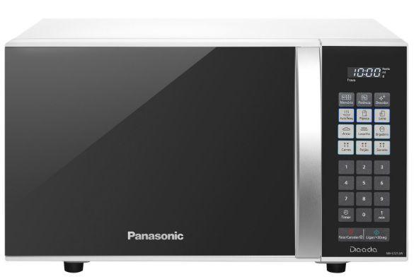 Micro-ondas Panasonic com 21 Litros de Capacidade Branco -NN-ST27JWRU /