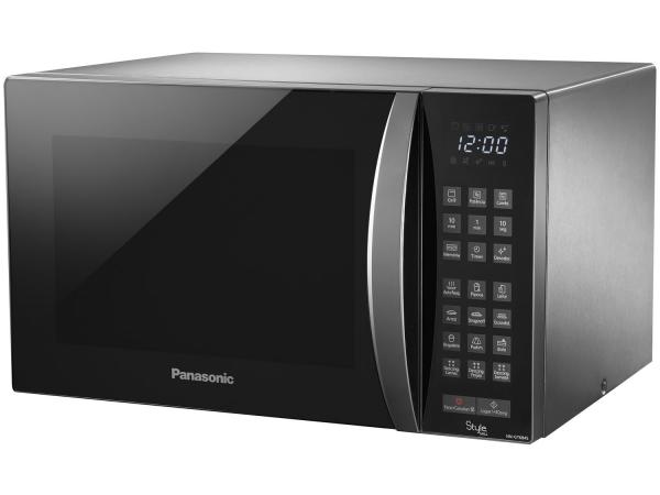 Micro-ondas Panasonic Style Grill NN-GT684SRUN 30L - Inox com Função Desodorizador