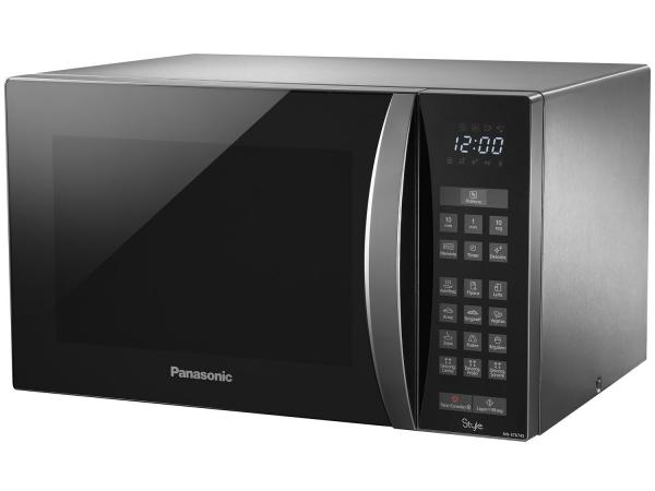 Micro-ondas Panasonic Style NN-ST674SRUN 32L - Inox com Função Desodorizador