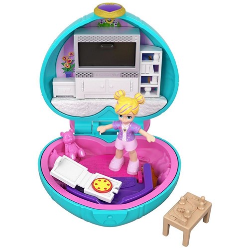 Micro Polly Pocket Estojo Festa do Pijama - Mattel
